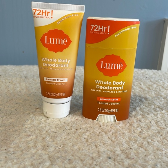 lume Other - Lume Toasted Coconut Deodorant Combo NWT